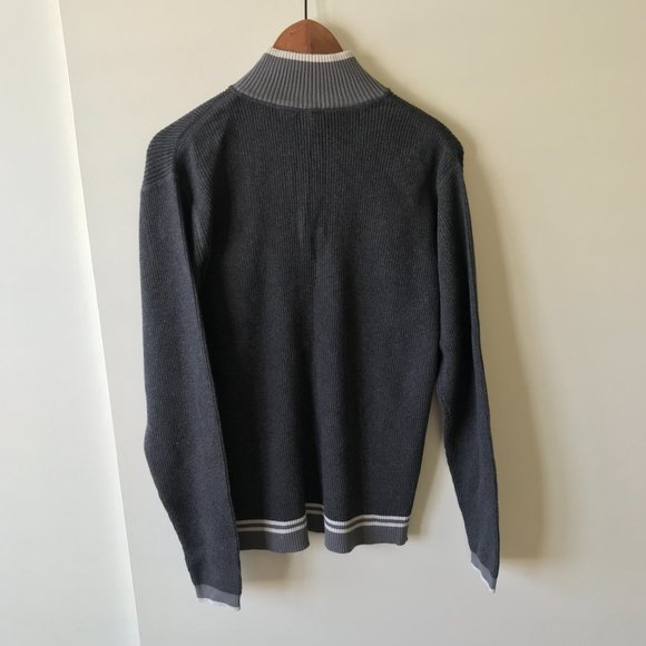 GAP Men 1/4 Zip Cotton Pullover Sweater Size L - Picture 9 of 13